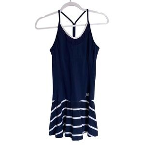 New Balance - Navy and White Striped Mini Dress XS - CO Unknown